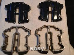 9 piece Harley oem m8 touring bagger powder coat black & bronze st cvo cover kit
