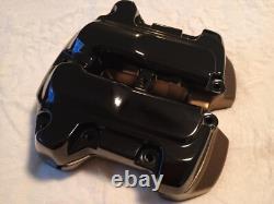 9 piece Harley oem m8 touring bagger powder coat black & bronze st cvo cover kit