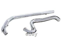ACM Chrome True Duals Headers Exhaust Pipes System Harley Touring Bagger 95-08