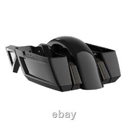 Advan Vivid Black Holeshot Chopped Bagger Kit For Harley Touring 14+