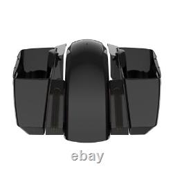 Advan Vivid Black Holeshot Chopped Bagger Kit For Harley Touring 14+