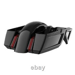 Advan Vivid Black Holeshot Chopped Bagger Kit For Harley Touring 14+