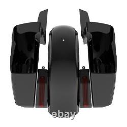 Advan Vivid Black Holeshot Chopped Bagger Kit For Harley Touring 14+