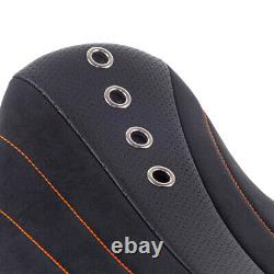 Advanblack SIK Baggers Orange Stitching Seat Fits 2009-2023 Harley Touring