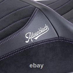 Advanblack SIK Baggers Purple Stitching Seat For 2009-2023 Harley Touring