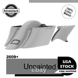 Advanblack Unpainted Bagger Boss Down And Out Bagger Kit For 09+ Halrey Touring