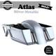 Atlas Silver Metallic Holeshot Chopped Bagger Kit Fits Harley Davidson 14+