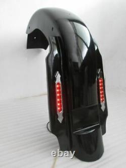 BAGGER 4 REPLACEMENT SUMMIT REAR FENDER STRETCHED EXTENDED HARLEY TOURING w LED