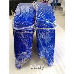 Bagger 5 Extended Bags Custom Blue Painted FOR Road Glide 2014-UP