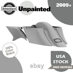 Bagger Boss Down And Out Bagger Kit UNPAINTED Advanblack For Halrey Touring