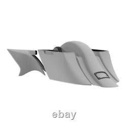 Bagger Boss Down And Out Bagger Kit UNPAINTED Advanblack For Halrey Touring