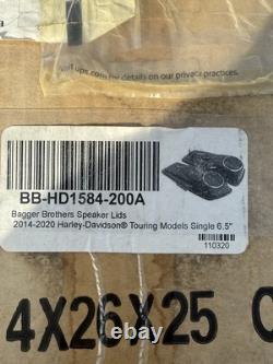 Bagger Brothers Harley Davidson Speaker Lids 2014-2020 6.5