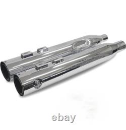 Bagger Brothers Omega Series Black 2017-2024 Harley Davidson 4 Slip-On Mufflers