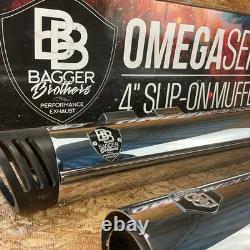 Bagger Brothers Omega Series Chrome 2017 Newer Harley-Davidson