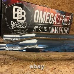 Bagger Brothers Omega Series Chrome 2017 Newer Harley-Davidson