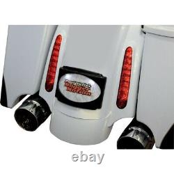 Bagger Nation CVO Black Universal Stealth III License Plate Frame Kit Harley