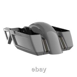 Billiard Gray Holeshot Chopped Bagger Kit Fits Harley Davidson Touring 14+