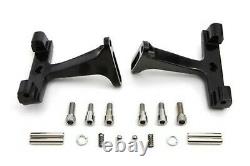 Black Adjustable Floorboard Mount Kit for Harley Davidson Touring FLH FLT Bagger