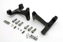 Black Adjustable Floorboard Mount Kit for Harley Davidson Touring FLH FLT Bagger