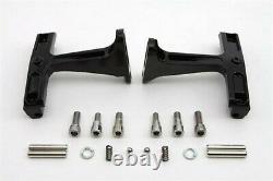 Black Adjustable Floorboard Mount Kit for Harley Davidson Touring FLH FLT Bagger