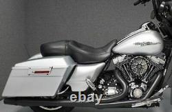 Black Thunderheader 2 into 1 Exhaust Pipe Long Style 2009 Harley Touring Bagger
