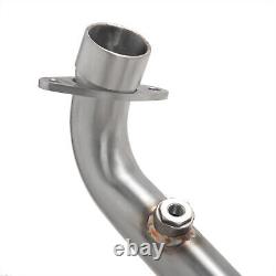 Brushed 2 Into 1 Shorty Exhaust Pipe For Harley Touring Road Glide King 2017-20