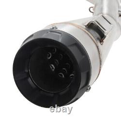 Brushed 2 Into 1 Shorty Exhaust Pipe For Harley Touring Road Glide King 2017-20
