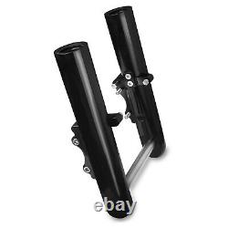 CNC Smooth Fork legs For harley TOURING FLT BAGGER street road glide king 14-24