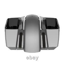 Charcoal Pearl Holeshot Chopped Bagger Kit For 14+ Harley Davidson Touring