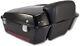 Chopped Tour Pak with Backrest 97 13 Harley Davidson Bagger Brothers Black