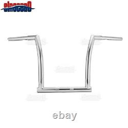 Chrome 14 Monkey Bagger Bar Handlebars Z-Bar For Harley Road Glide FLTR 2015-21