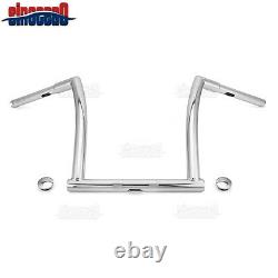 Chrome 14 Monkey Bagger Bar Handlebars Z-Bar For Harley Road Glide FLTR 2015-21