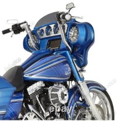 Chrome 14 Rise Handlebar For Harley Street Glide Special FLHX withBatwing fairing