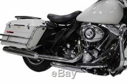 Chrome True Dual Exhaust Dresser Header Pipes Bagger Harley Touring 2010-2016 FL