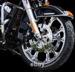 Coastal Moto ABS Chrome 21 Front Motorcycle Wheel 2008-21 Harley Touring Bagger
