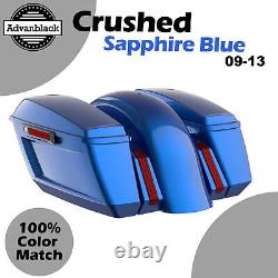 Crushed Sapphire Holeshot Chopped Bagger Kit For 09-13 Harley Touring