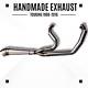 Custom 2-Into-1 Exhaust for Harley Davidson Touring Bagger (1996-2016)