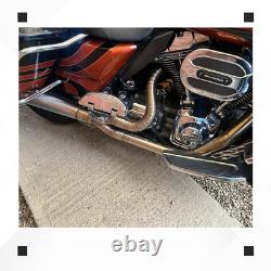 Custom 2-Into-1 Exhaust for Harley Davidson Touring Bagger (1996-2016)