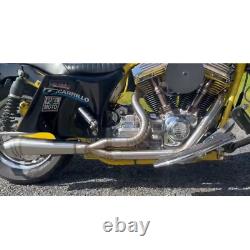 Custom 2-Into-1 Exhaust for Harley Davidson Touring Bagger (1996-2016)