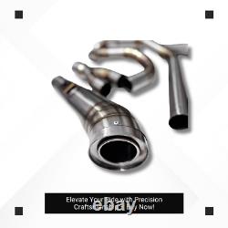 Custom 2-Into-1 Exhaust for Harley Davidson Touring Bagger (1996-2016)