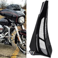 Custom Black Chin Spoiler Scoop For Harley Touring Bagger FLH FLT FLTR 2009-2013