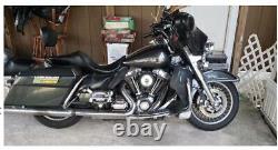 Danny Gray Tourist Air Black Leather 2up Seat 2008-2022 Harley Touring Bagger