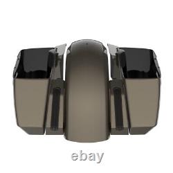Dark Alloy Holeshot Chopped Bagger Kit For Harley Davidson Touring 14+