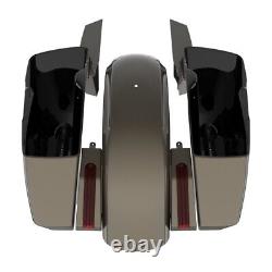 Dark Alloy Holeshot Chopped Bagger Kit For Harley Davidson Touring 14+