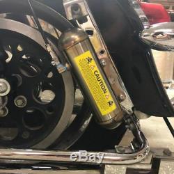 Dirty Air Harley Touring Bagger Rear Air Ride Shocks Suspension Kit Fast Up 80+
