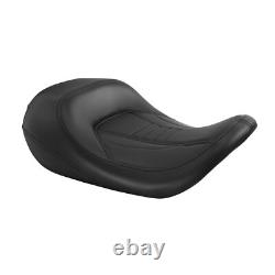 Driver Rider Solo Seat Black Fit For 2008-2024 Harley Davidson Touring Bagger