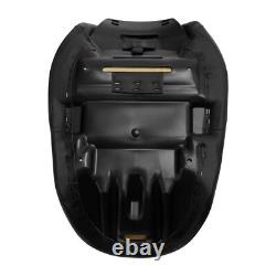 Driver Rider Solo Seat Black Fit For 2008-2024 Harley Davidson Touring Bagger