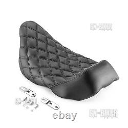 Driver Rider Solo Seat Black for 2008-2024 Harley Davidson FLH Bagger Dresser