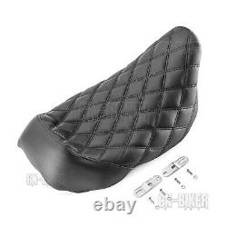 Driver Rider Solo Seat Black for 2008-2024 Harley Davidson FLH Bagger Dresser