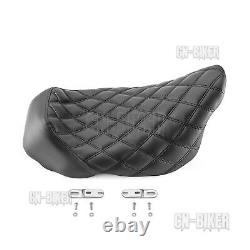Driver Rider Solo Seat Black for 2008-2024 Harley Davidson FLH Bagger Dresser